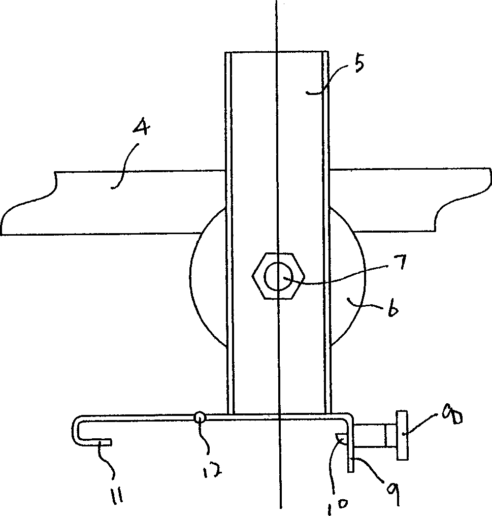 Guiding device for laying cable and optical cable