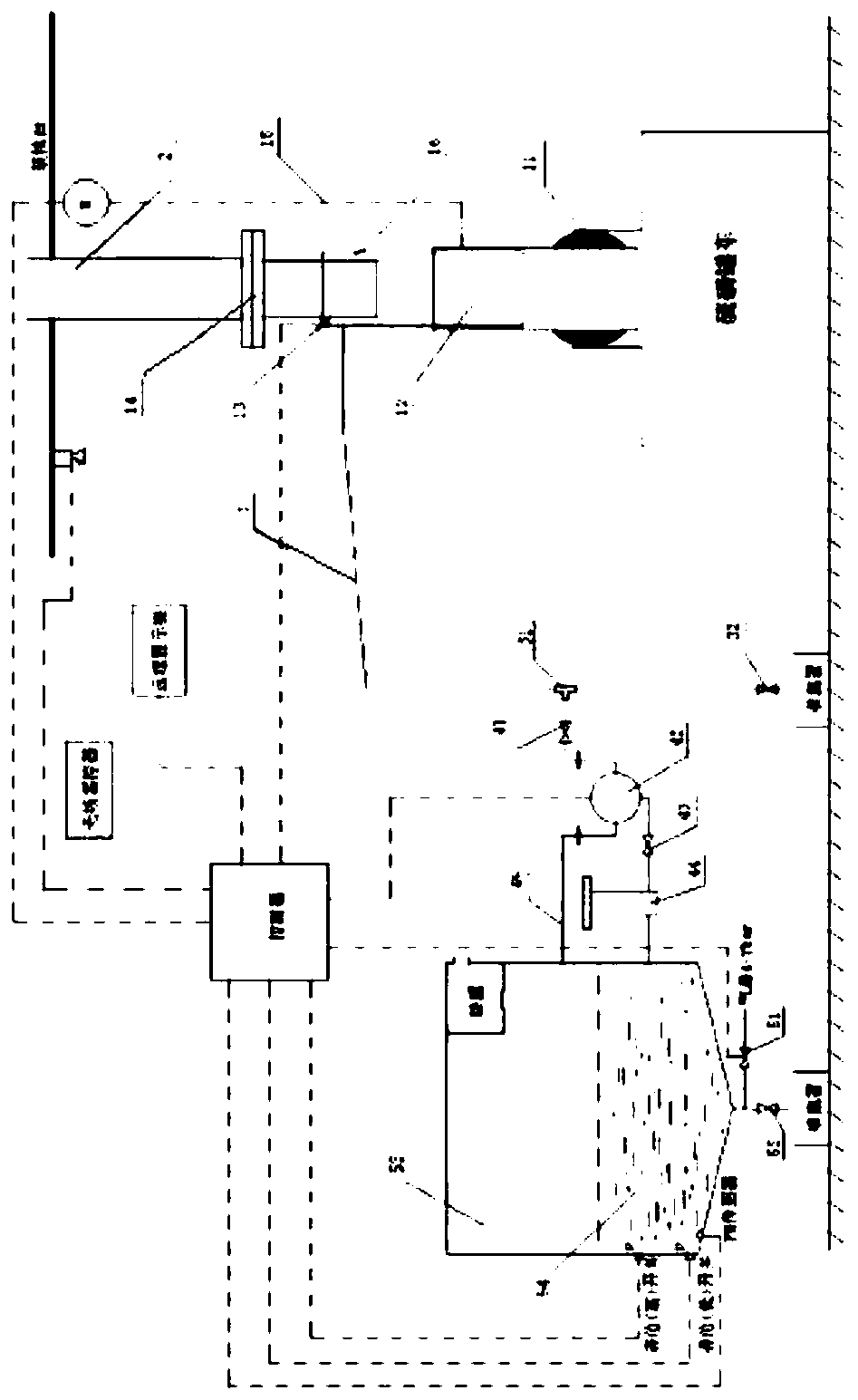 Sulphur truck loading tail gas collecting system and method