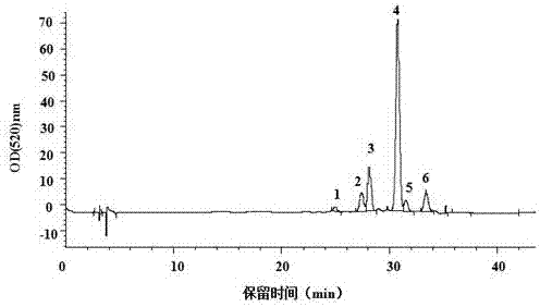 A kind of extraction method of high-purity anthocyanin