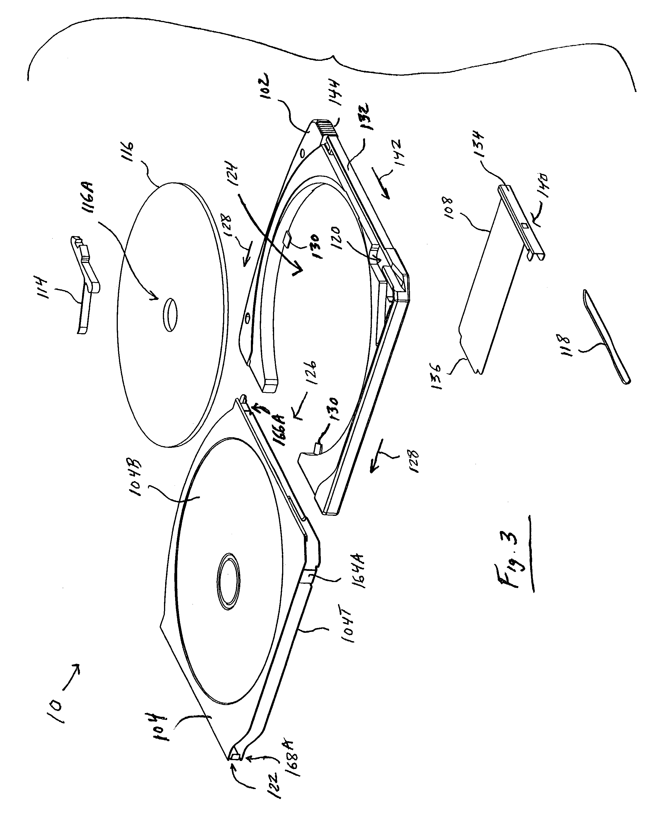 Cartridge for miniature optical data storage disc