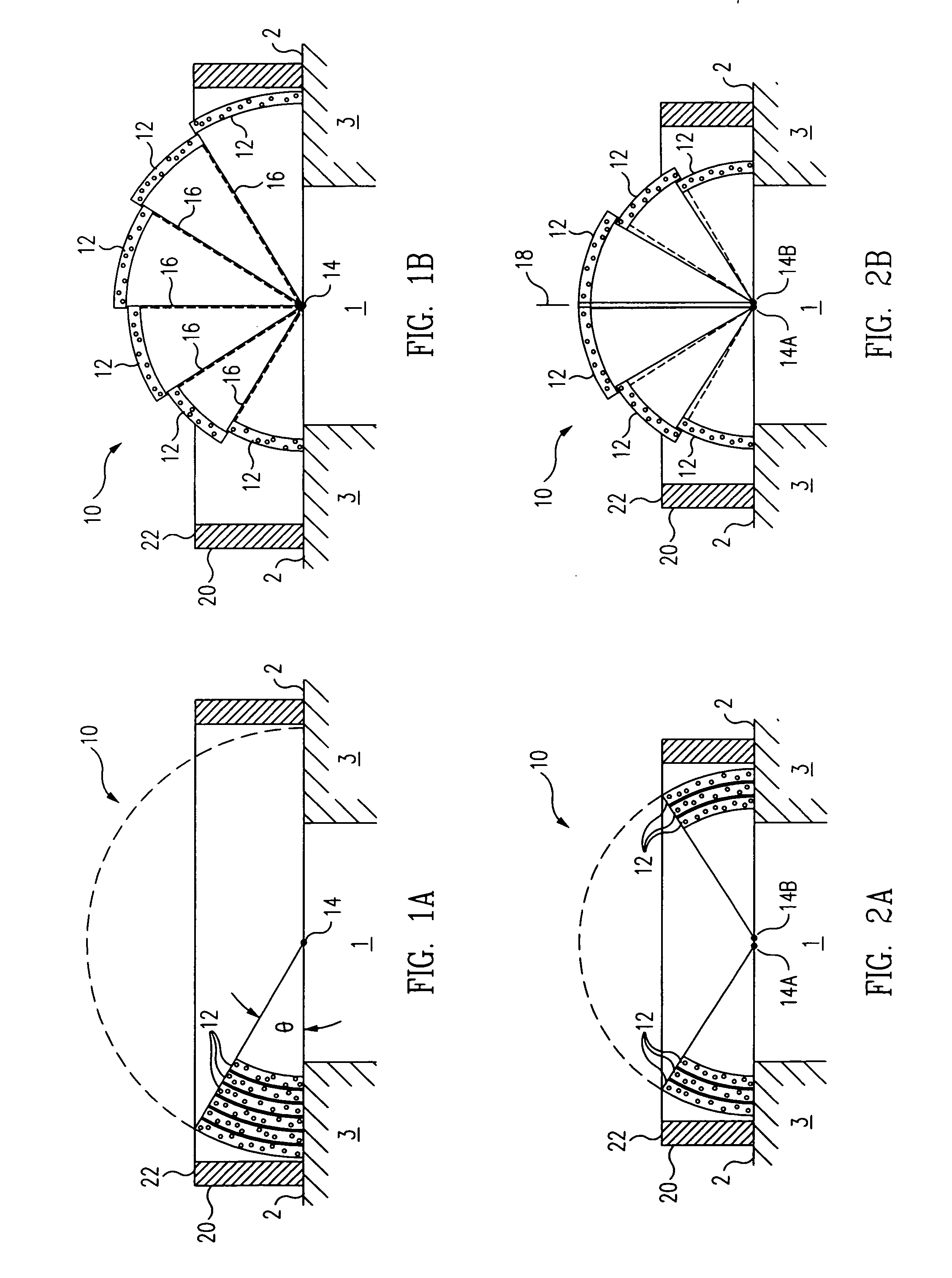Retractable protective dome for space vehicle equipment