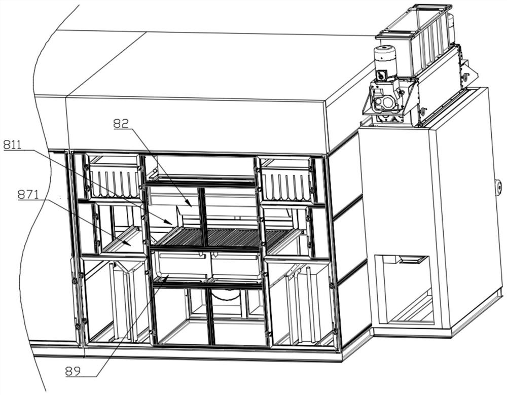 Sludge drying circulation structure and sludge drying system