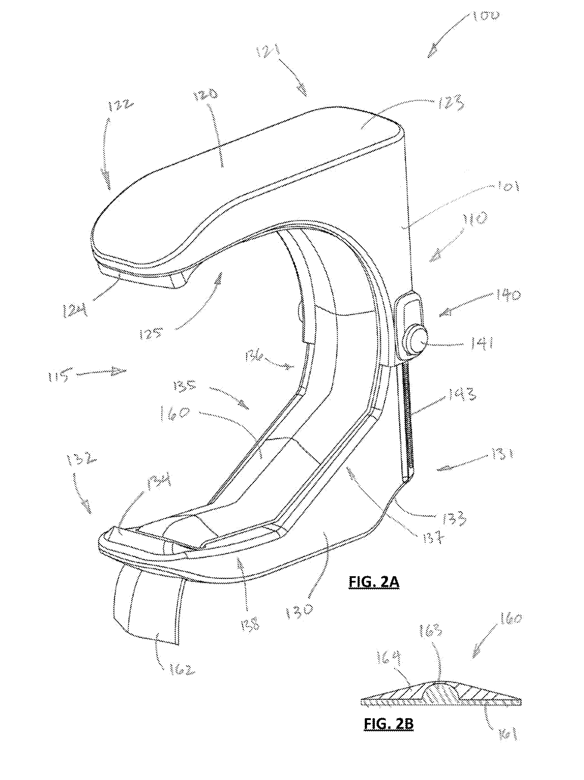 Clamping Device for Reducing Venous Blood Flow