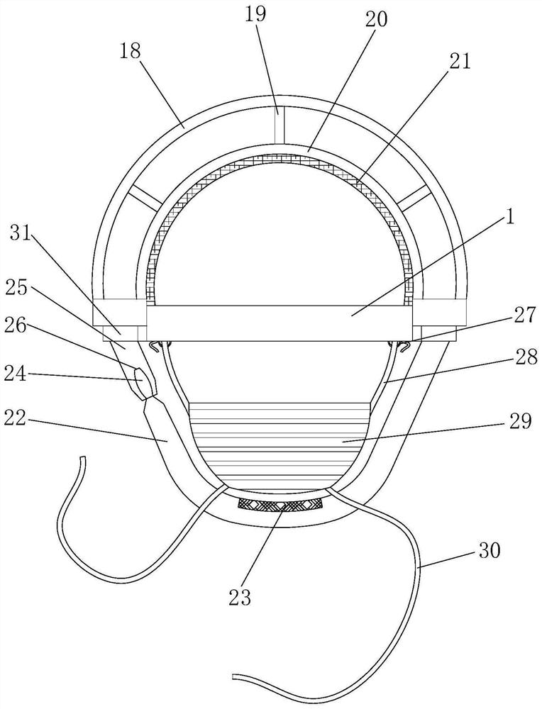 Wind shield mask capable of automatically removing rainwater