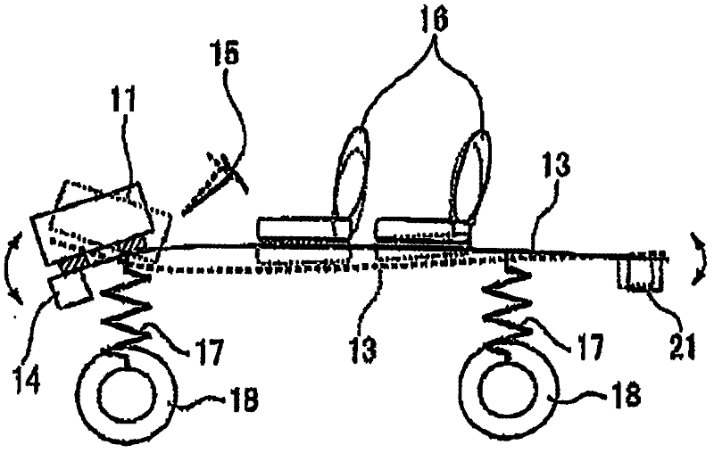 Vibration damping device, method of controlling vibration damping device, method of correcting offset of vibration damping device, and leaf spring