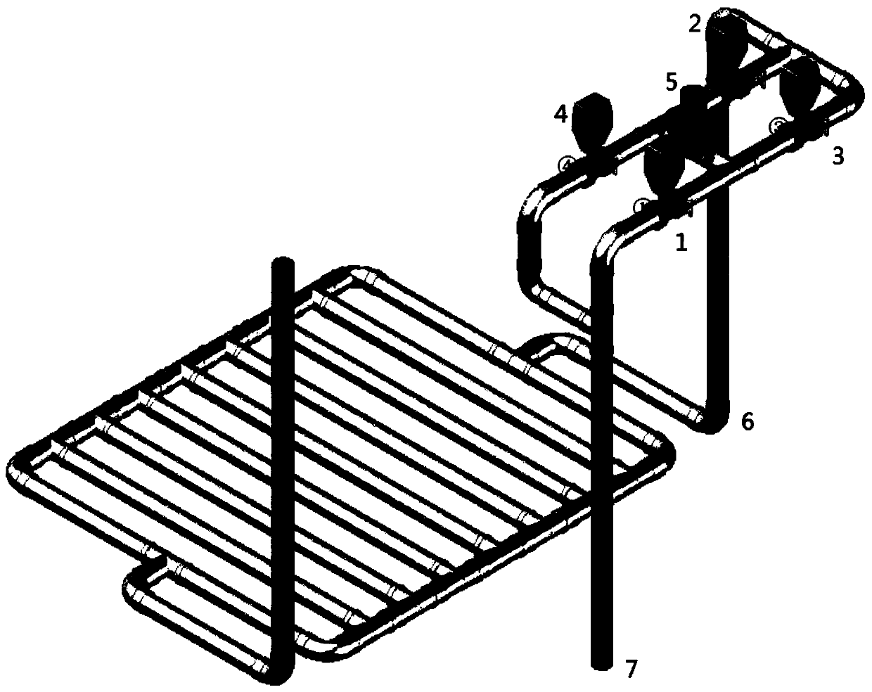 The working method of the lifting of the flowing water aquaculture tank