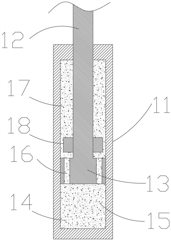 Cable spacer assisting in slowing down high-altitude cable vibration