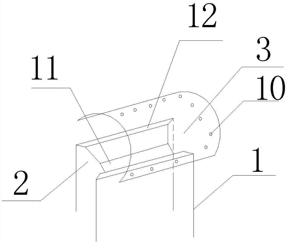 Cooling device for alloy profile