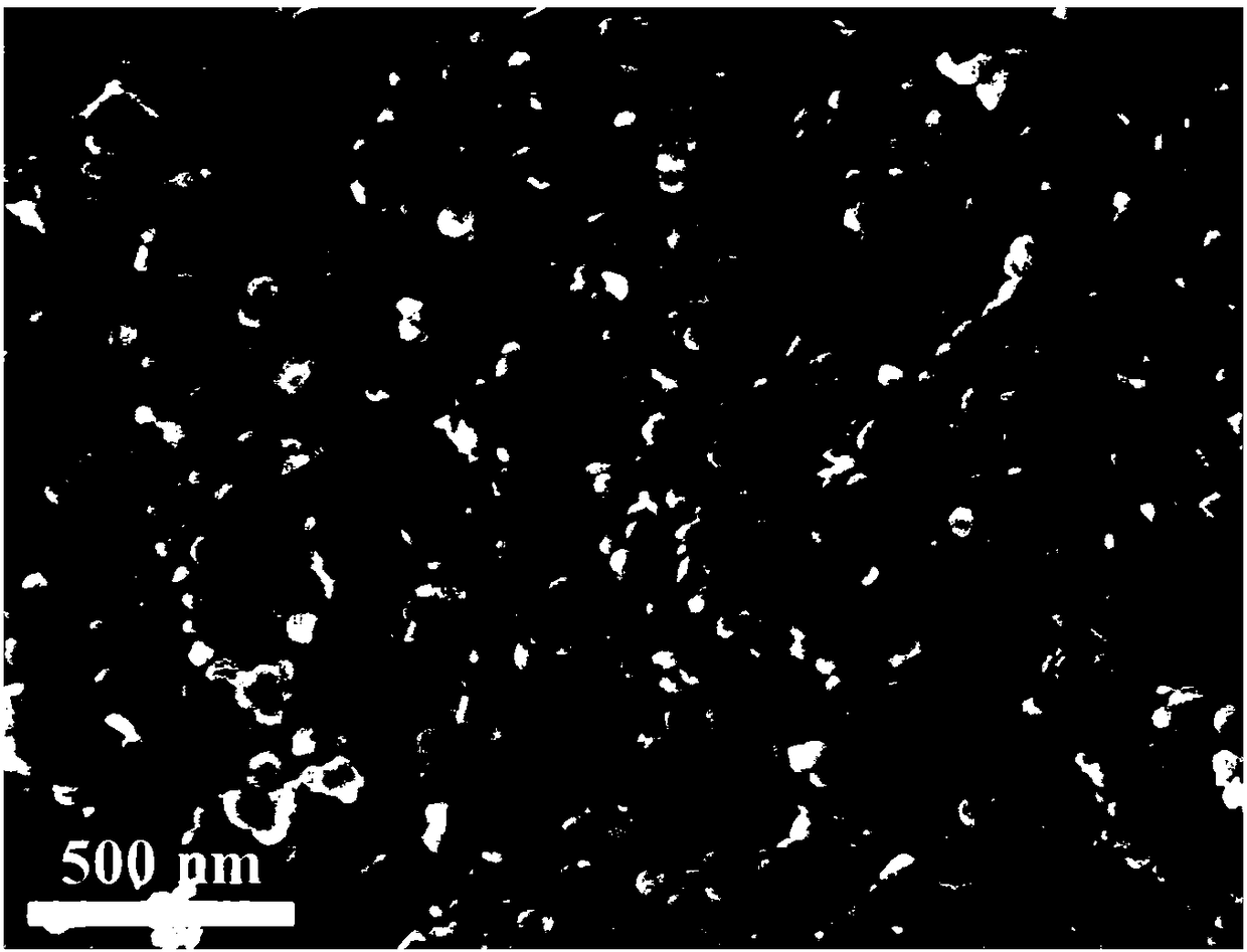 Preparation method for mesoporous silica nano hemisphere material