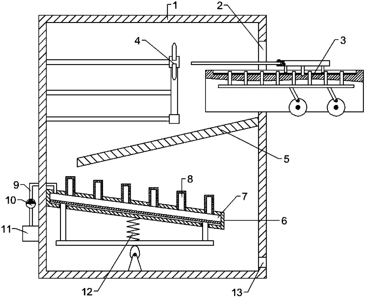 Equal-length cutting equipment for medicine processing based on parallel feeding principle