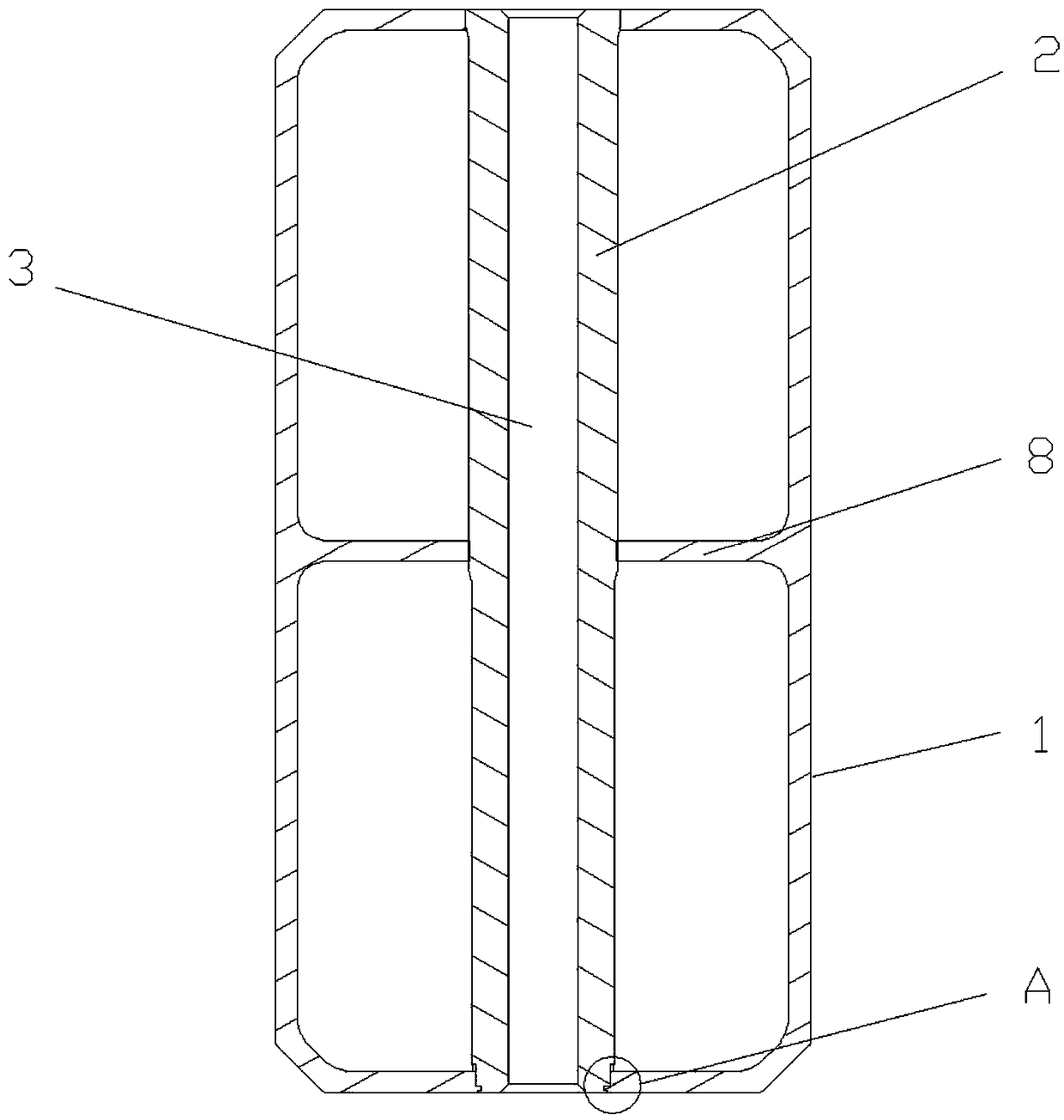 Body longitudinal beam and auxiliary frame mounting structure