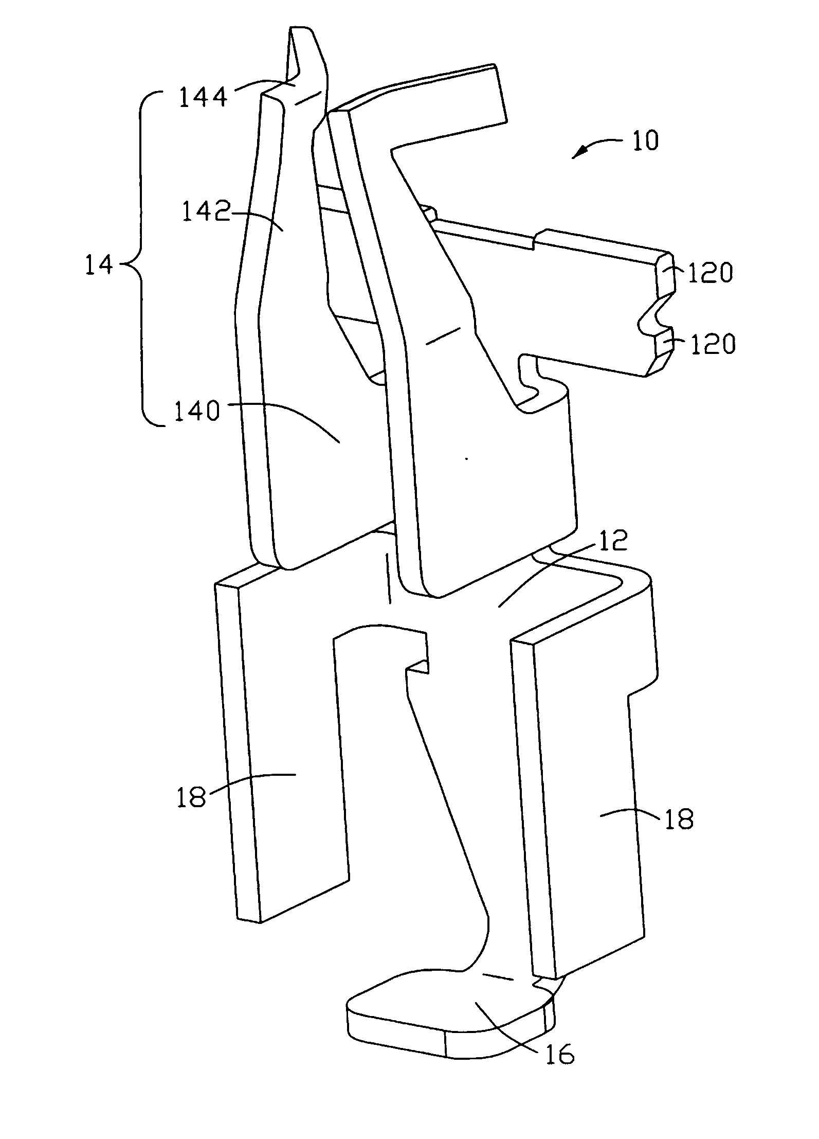 Terminals for electrical connector