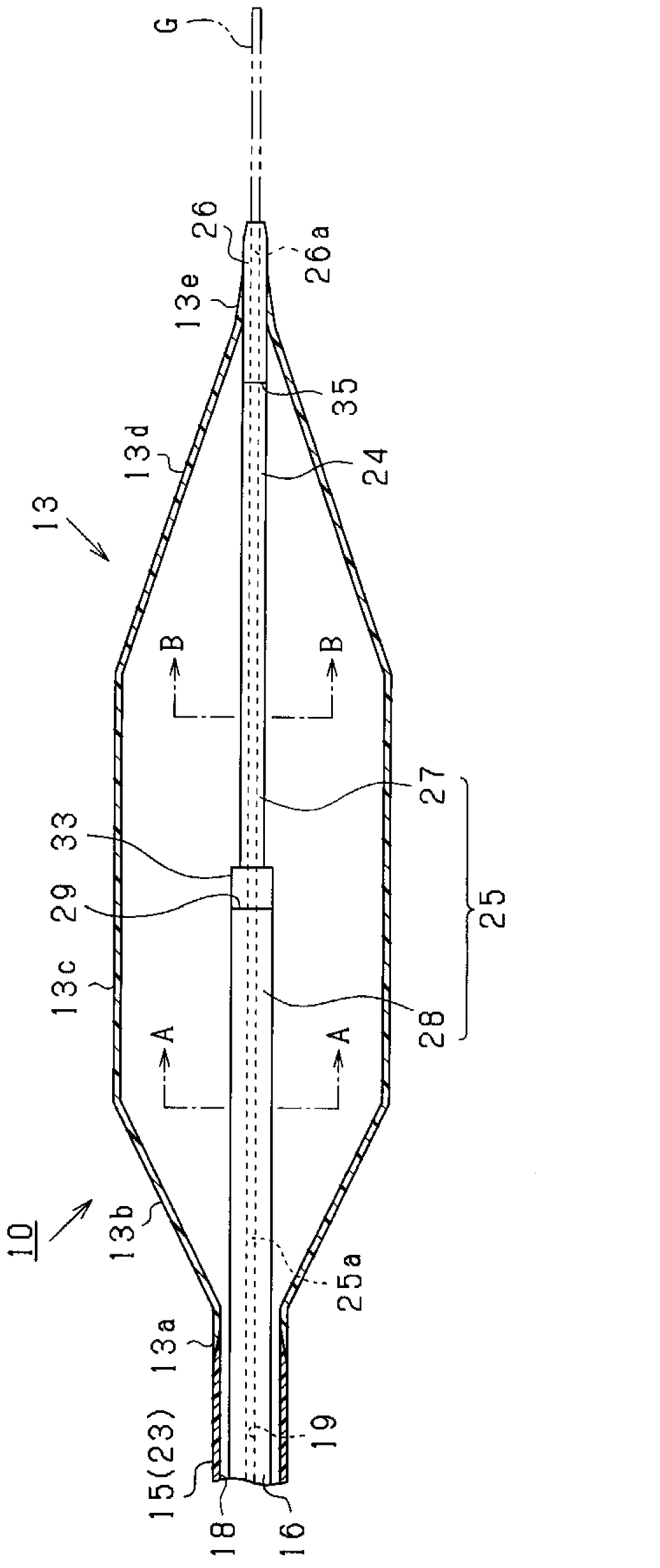 A balloon catheter