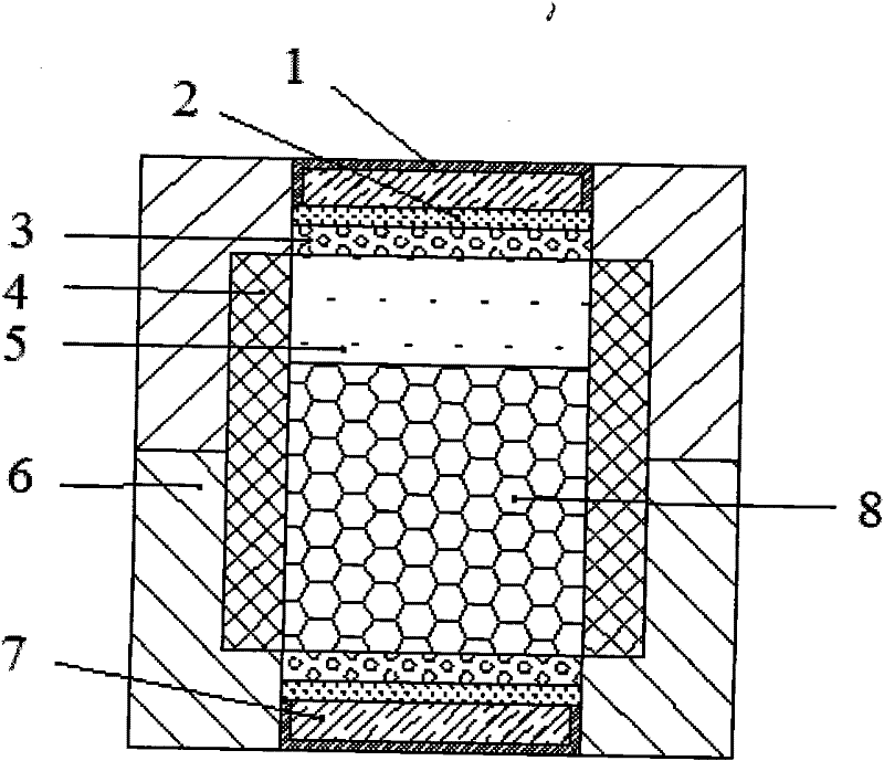 Cubic boron nitride/ titanium carbide compound sintered cutter material and preparation method thereof