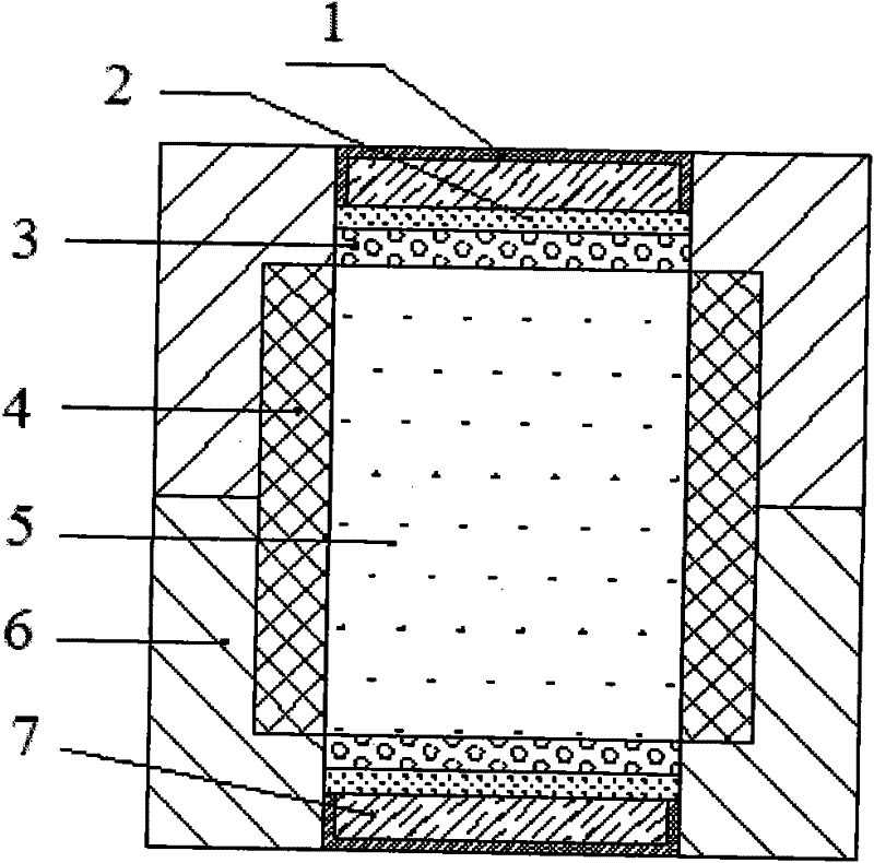 Cubic boron nitride/ titanium carbide compound sintered cutter material and preparation method thereof