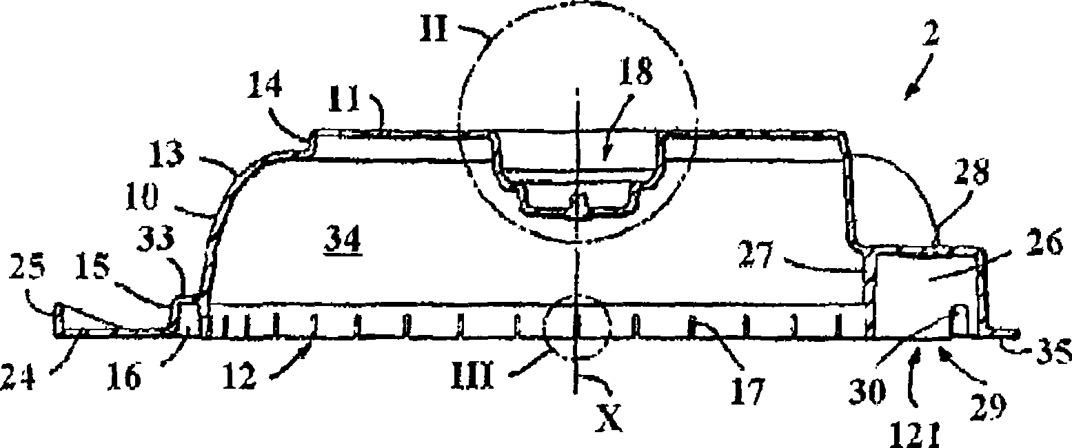 Cartridge for the preparation of beverages and method of manufacturing the same