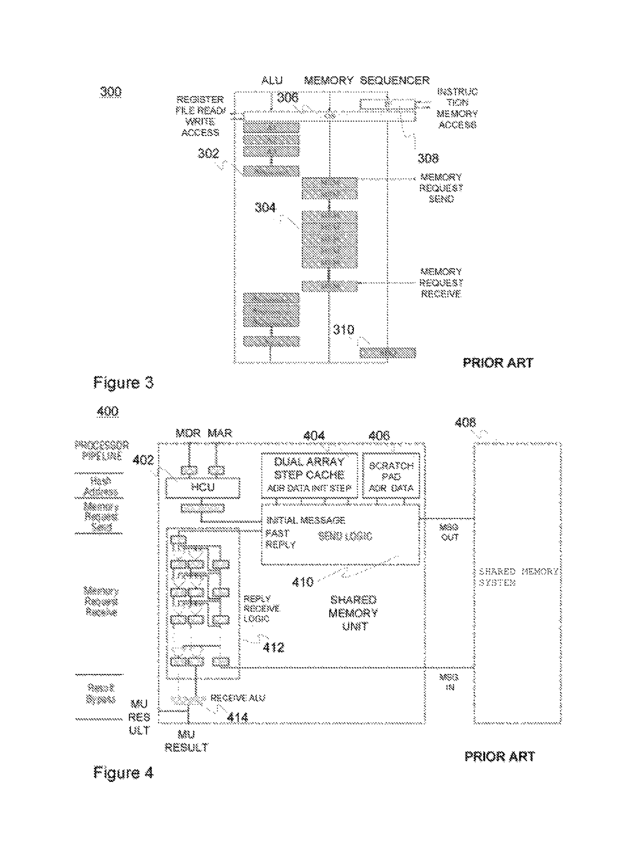Memory unit for data memory references of multi-threaded processor with interleaved inter-thread pipeline in emulated shared memory architectures