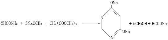 A method for preparing 4,6-dihydroxypyrimidine