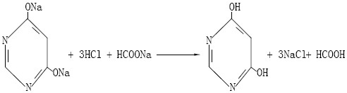A method for preparing 4,6-dihydroxypyrimidine