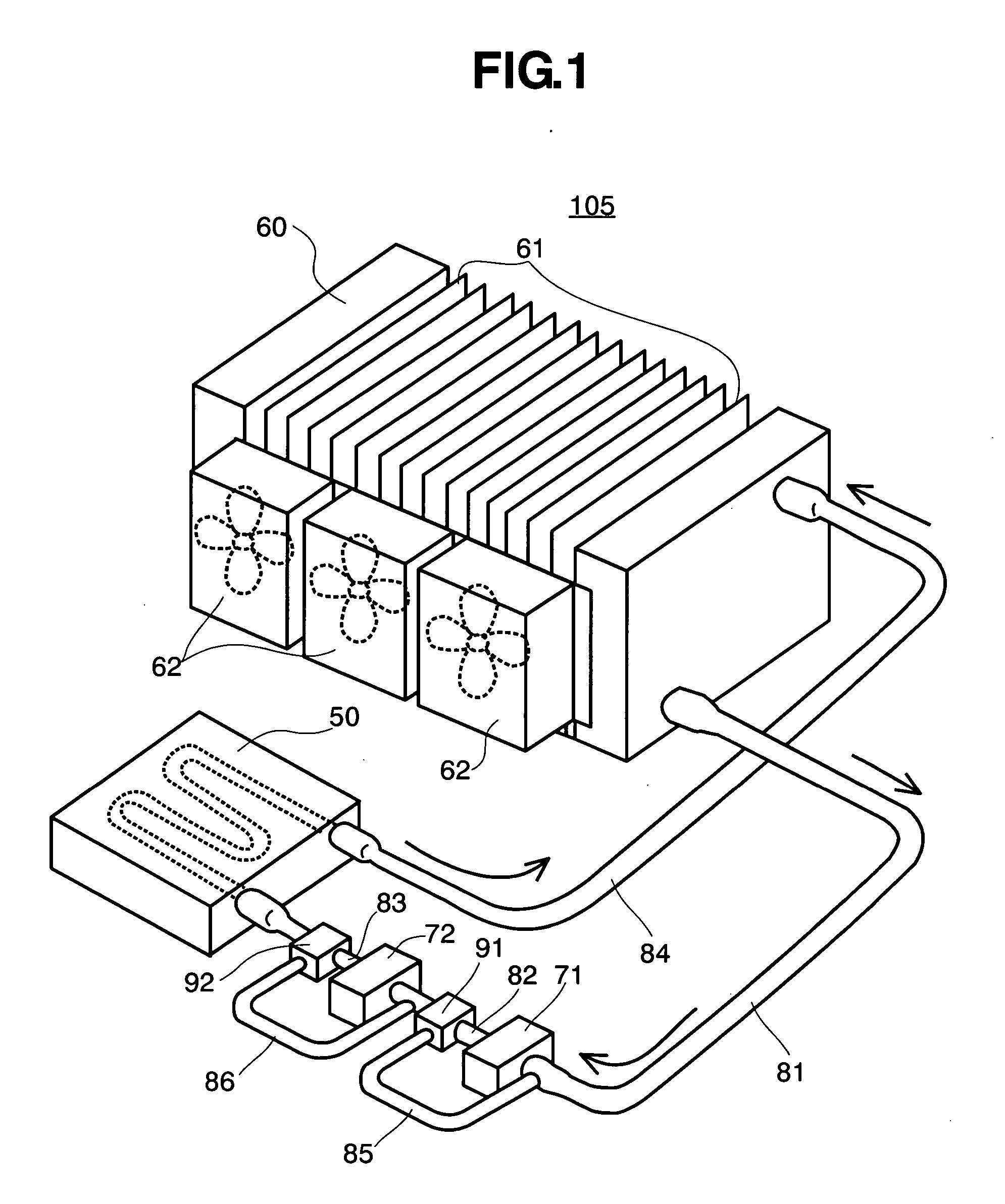 Redundant liquid cooling system and electronic apparatus having the same therein