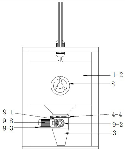 Concrete pouring hopper for building construction