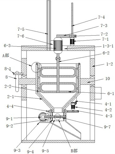 Concrete pouring hopper for building construction