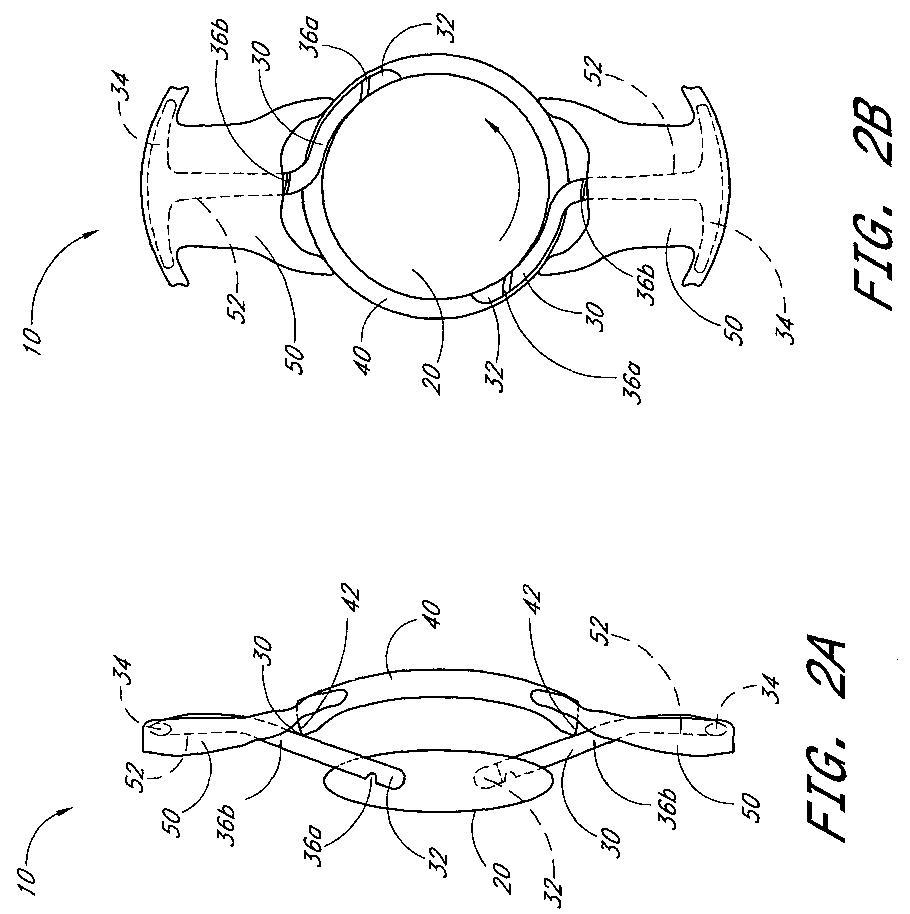 Accommodating intraocular lens system with enhanced range of motion