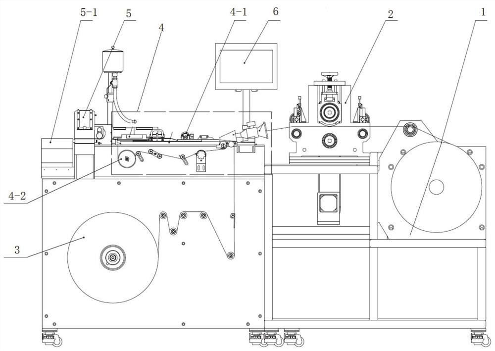 Heating cigarette fuming section base rod forming device