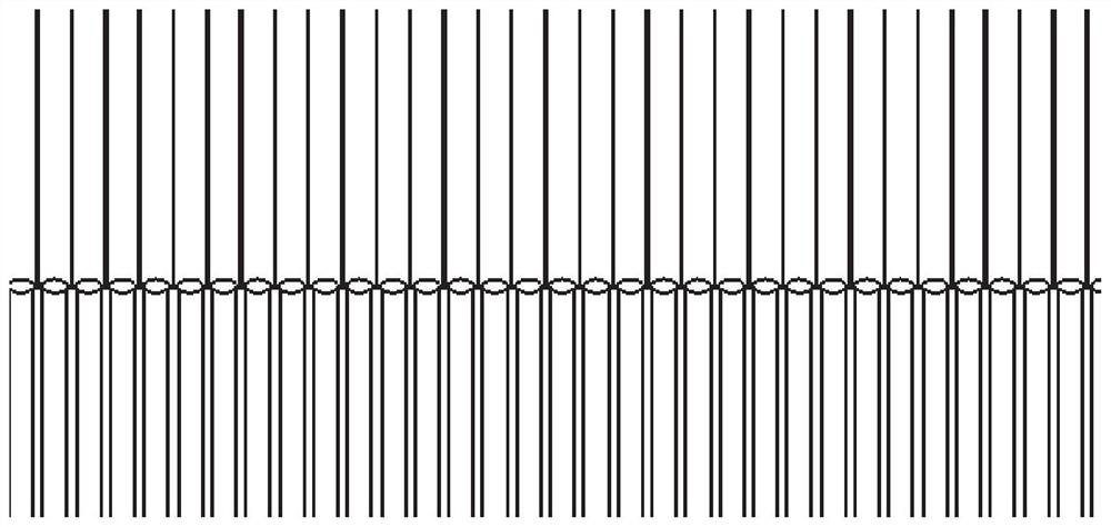 Heating cigarette fuming section base rod forming device