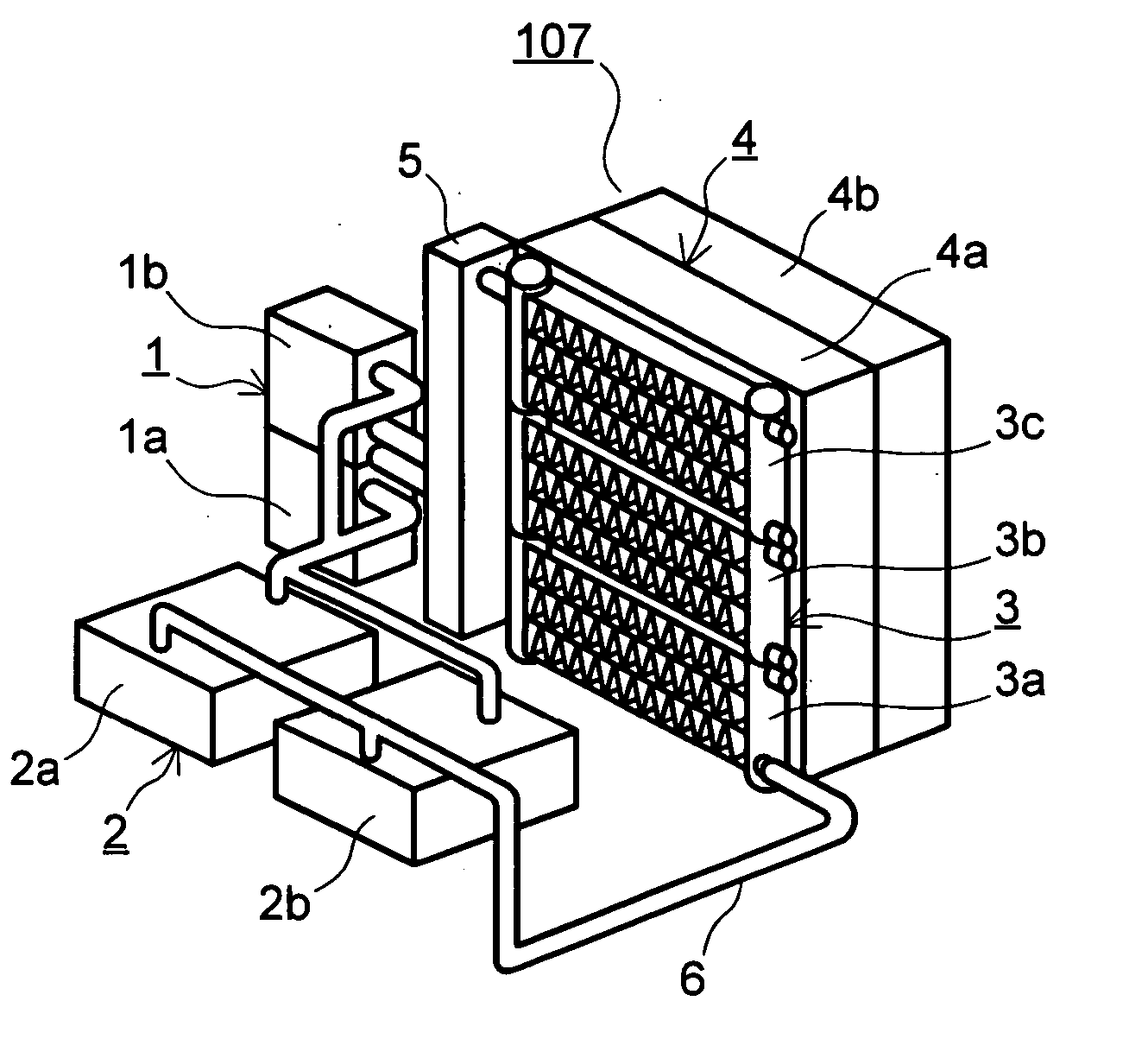 Cooling device and electronic apparatus building in the same