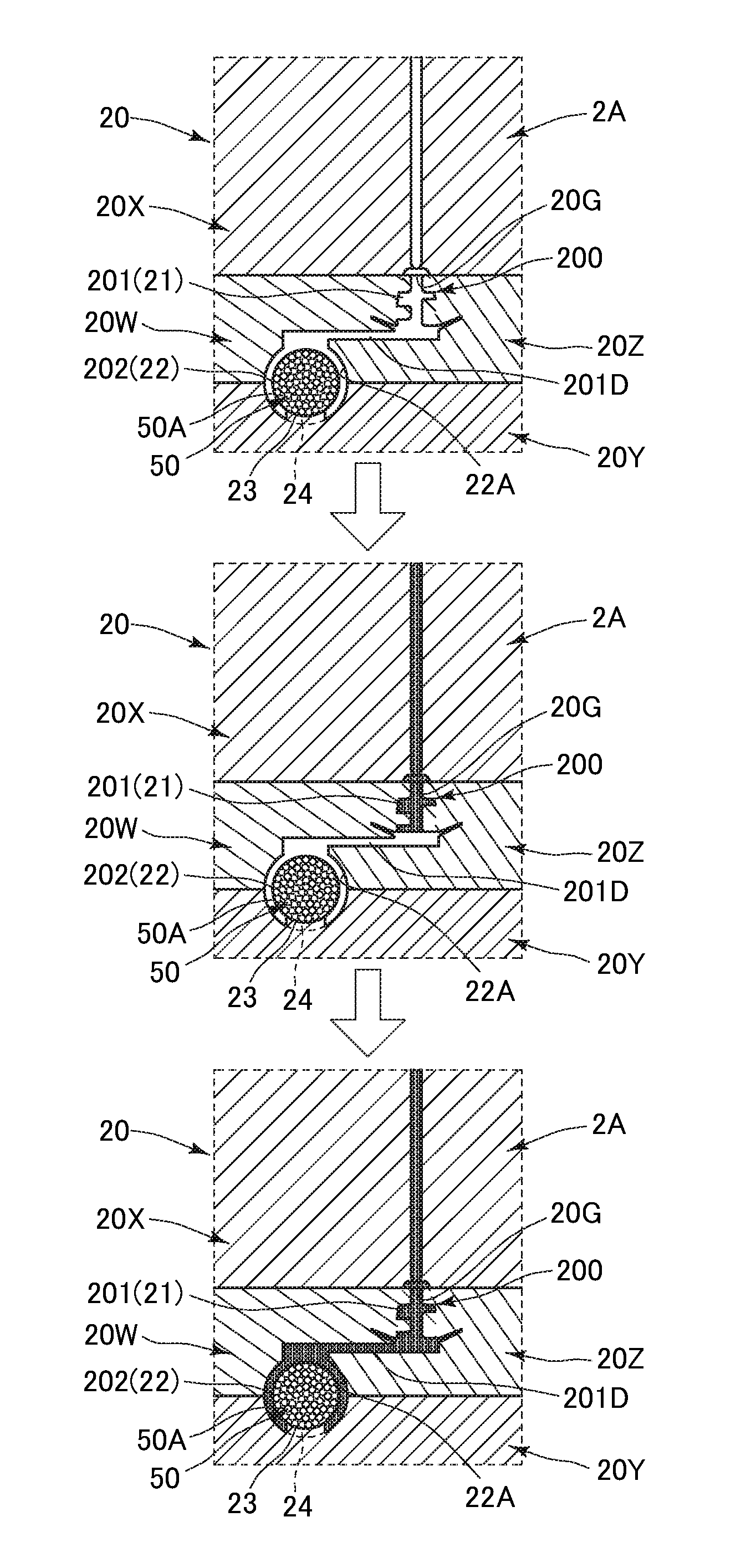 Method for manufacturing wire harness, wire harness manufacturing device, wire harness, and retention component