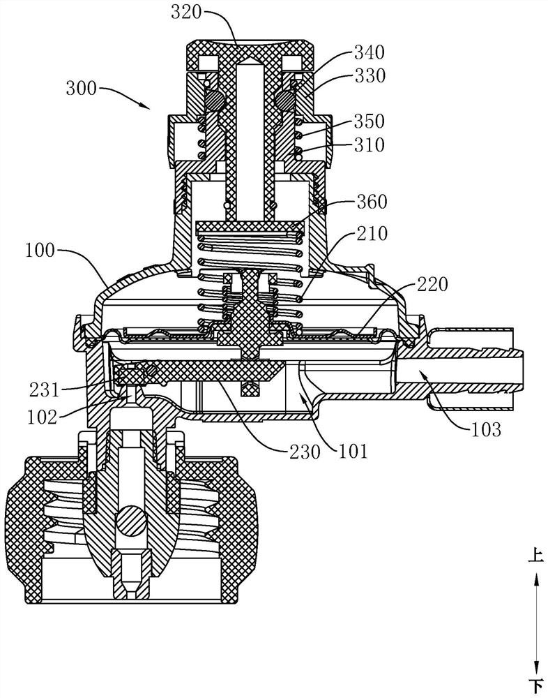 Segmented adjustable pressure reducing valve