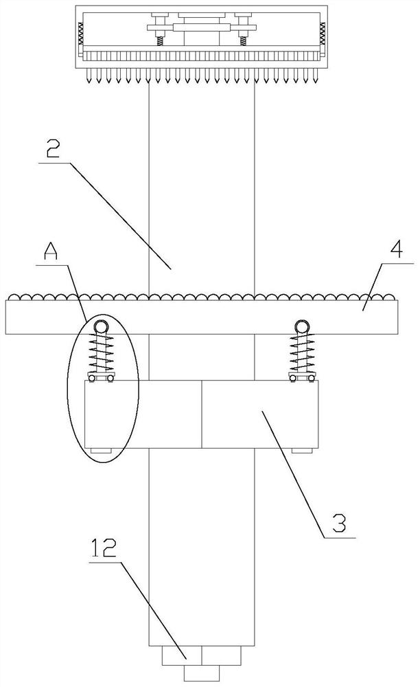 Part fixing device for packaging equipment