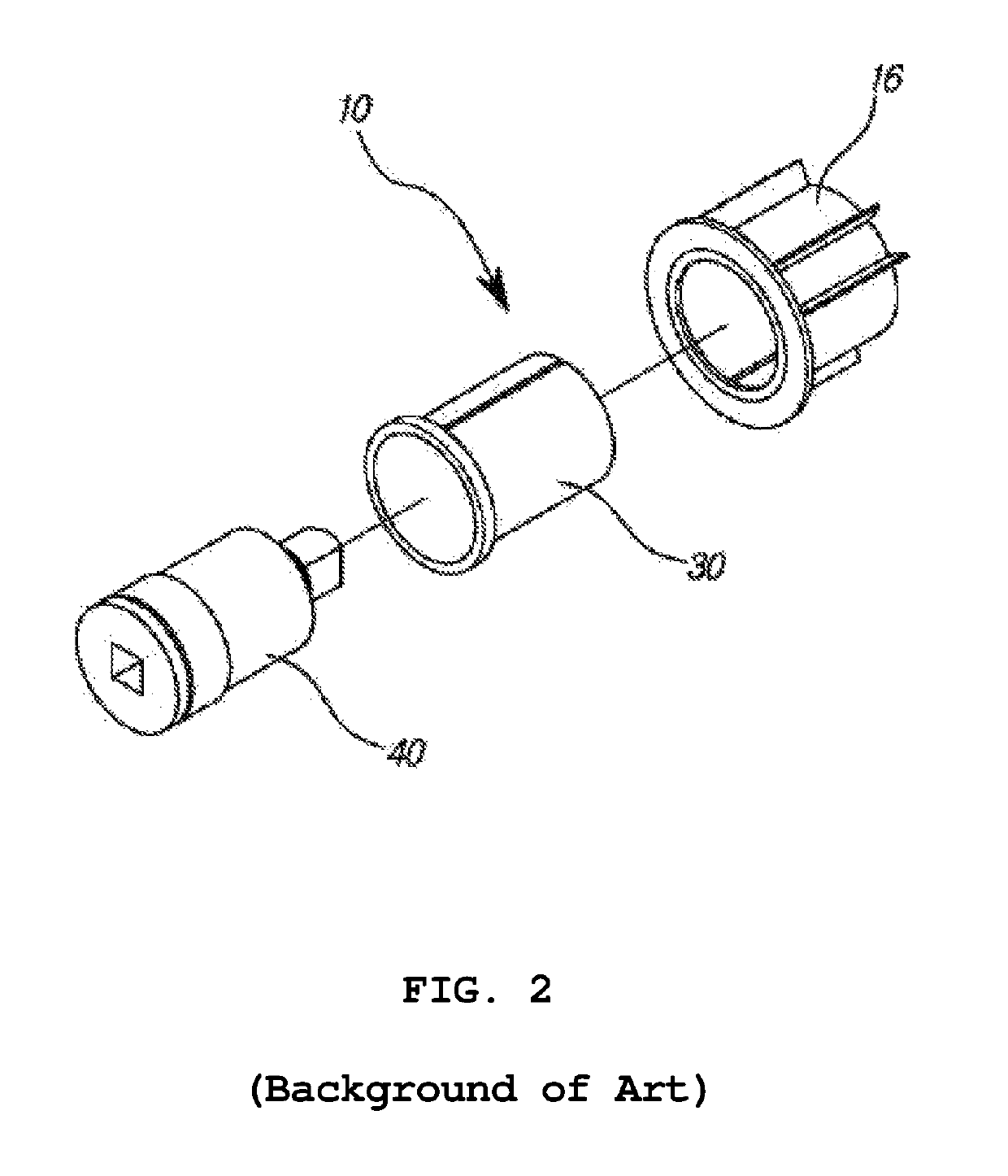 Spring pre-tensioning device for roll blind