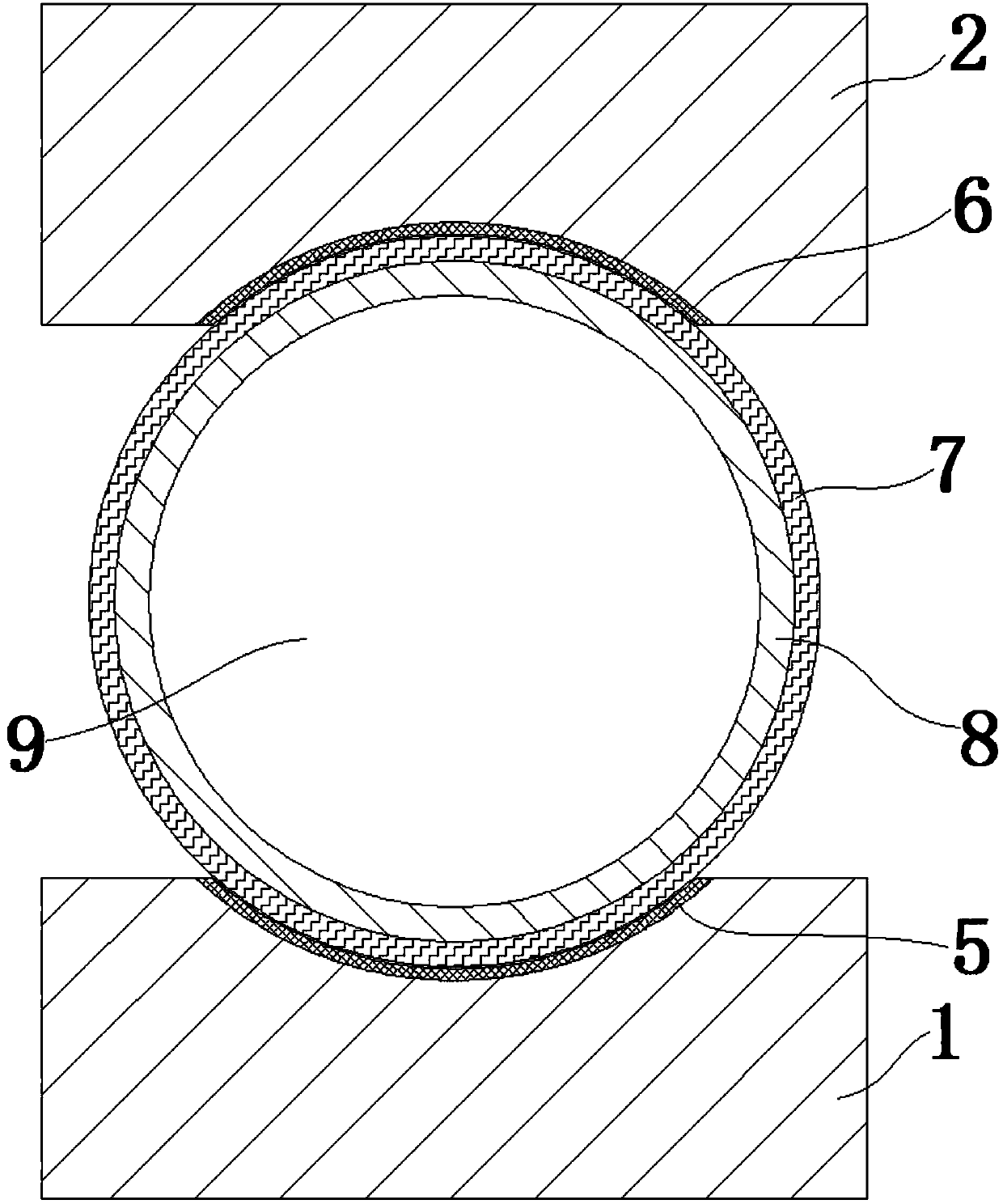 Coordination structure device of high-revolving-speed bearing and balls of high-revolving-speed bearing