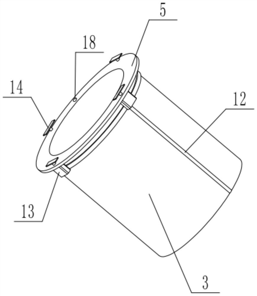 Medium-length hole charging and returned powder recycling device for blasting