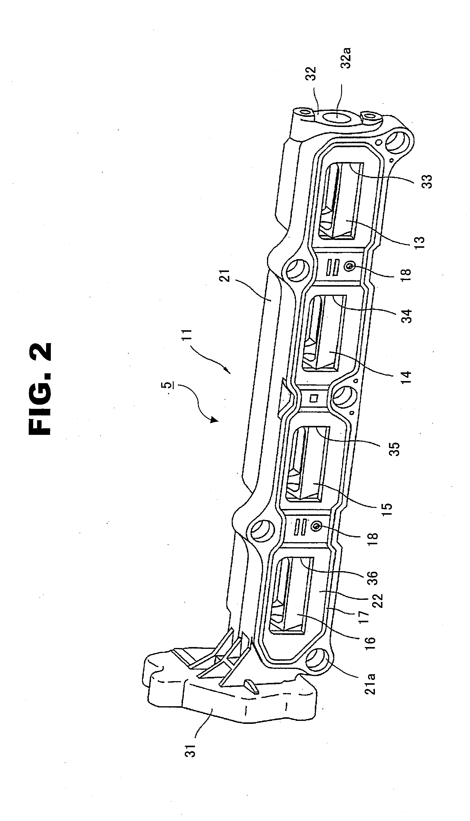 Air intake system for internal combustion engine