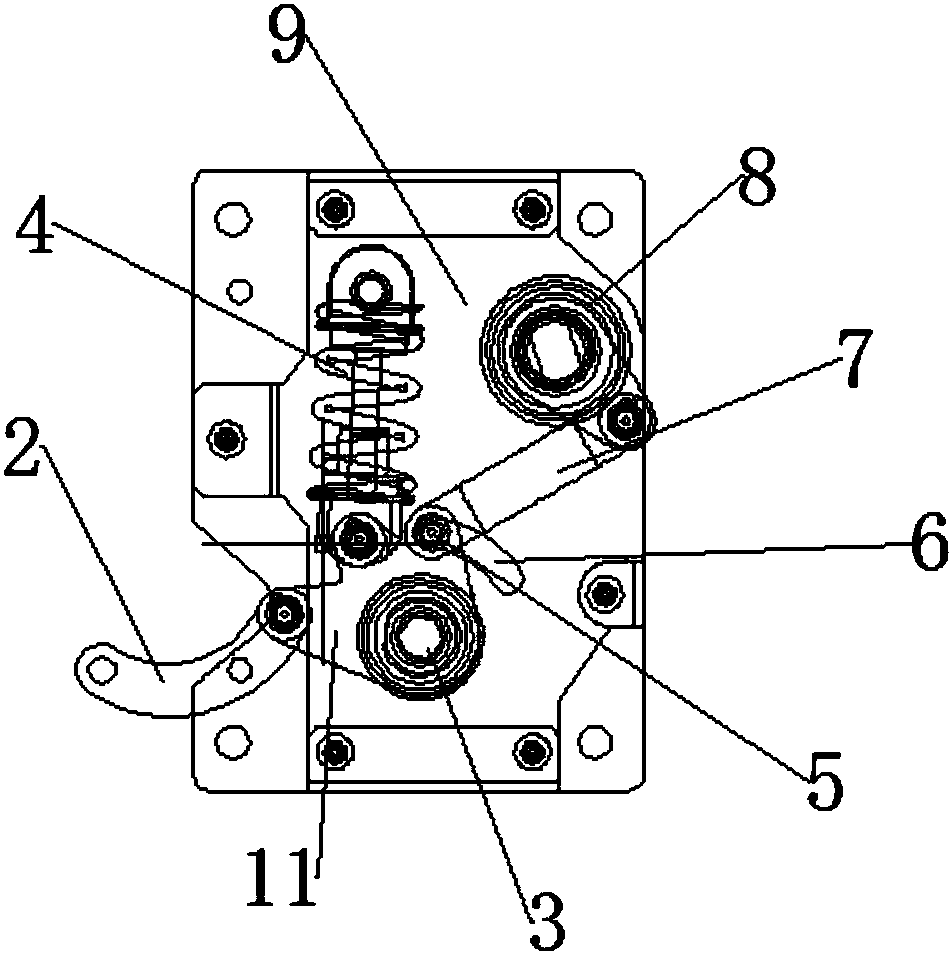 Grounding switch transmission mechanism