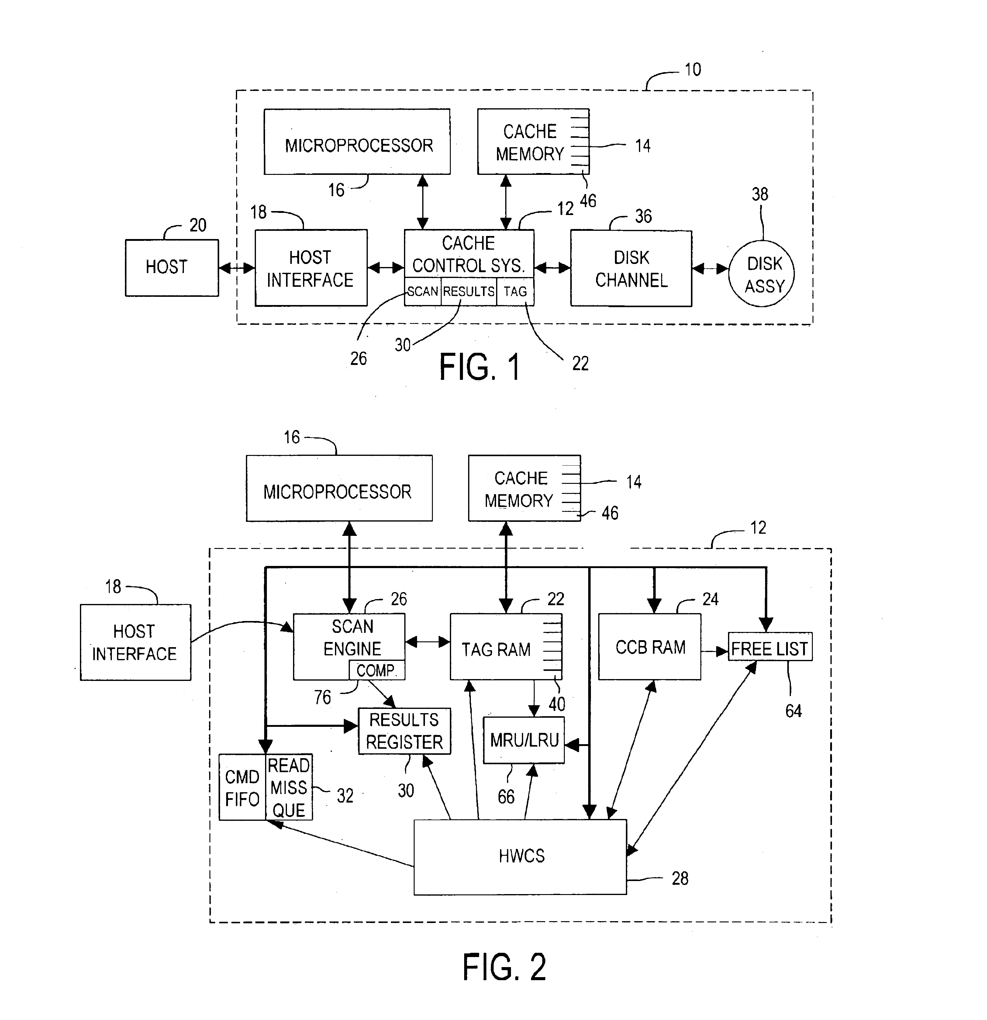 Range-based cache control system and method