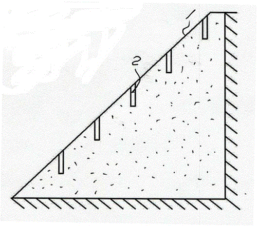 Soil slope greening structure