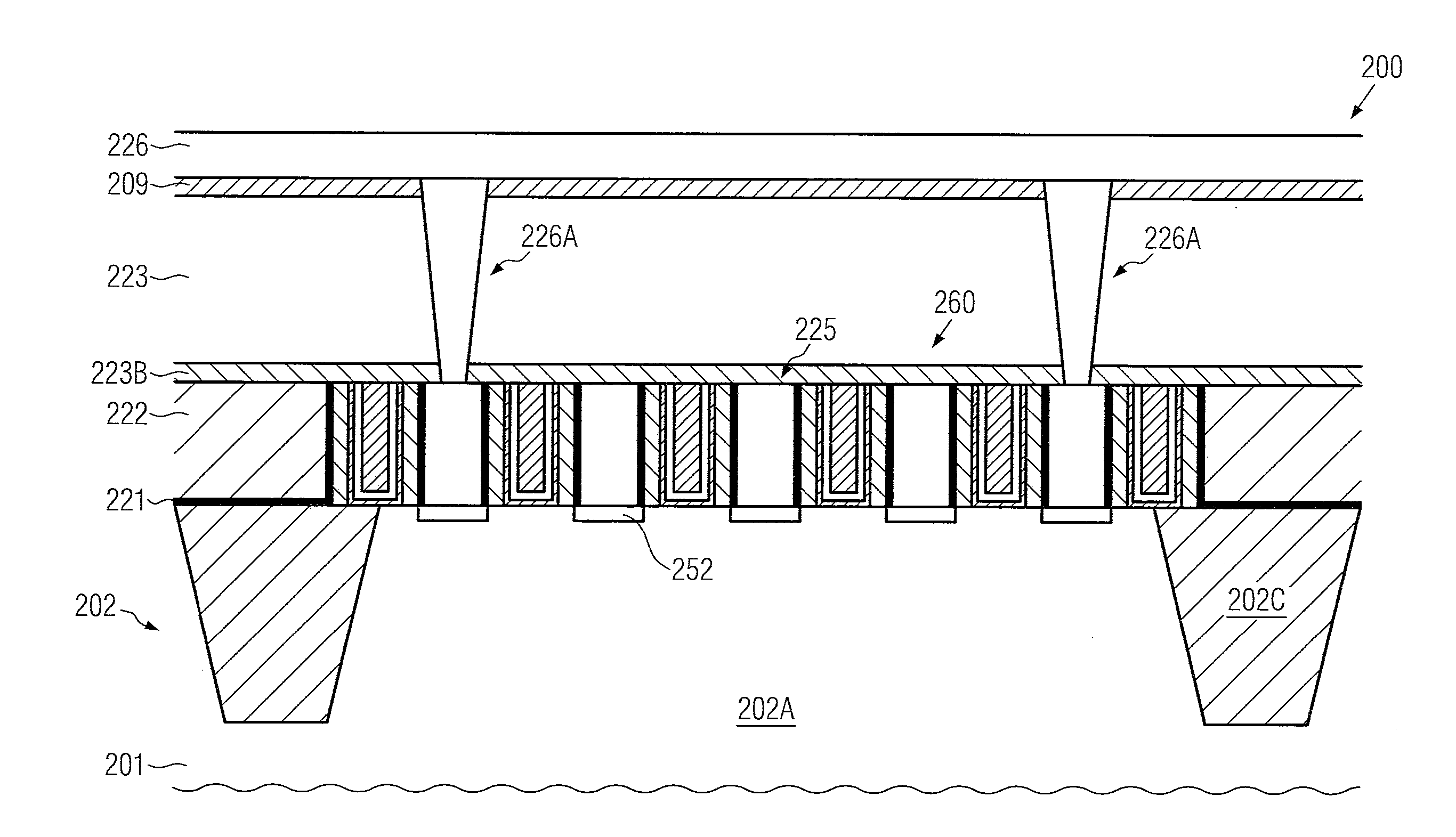 Semiconductor device comprising self-aligned contact elements
