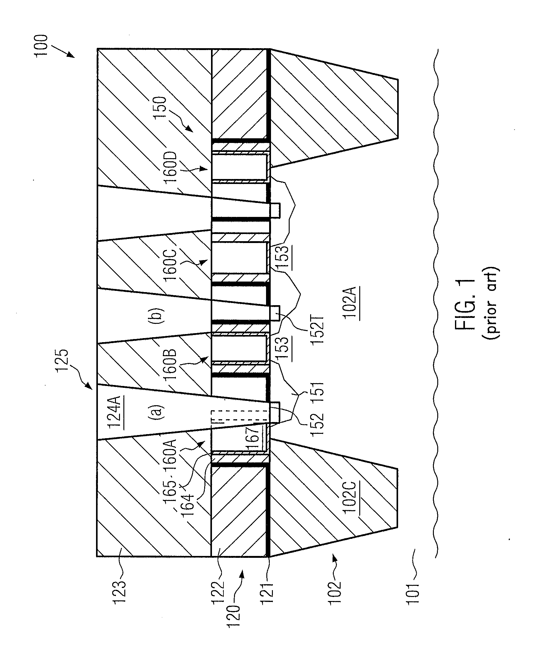Semiconductor device comprising self-aligned contact elements