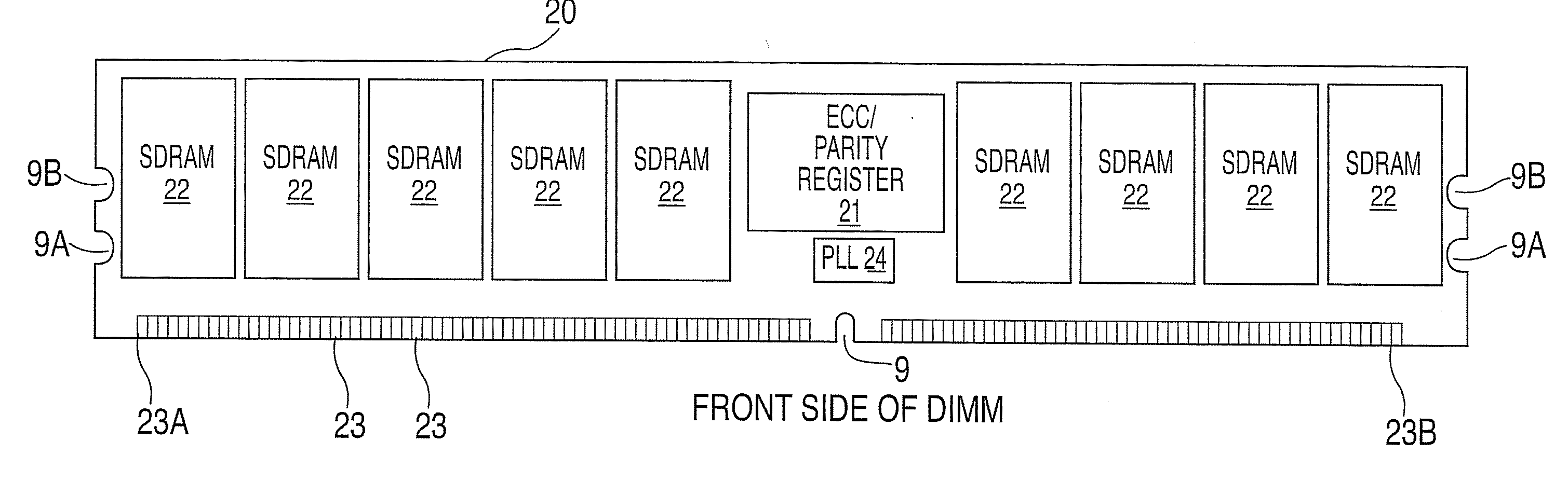 System and method for providing an adapter for re-use of legacy dimms in a fully buffered memory environment