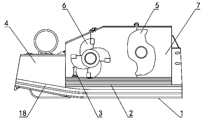 Continuous two-stage crushing type crusher