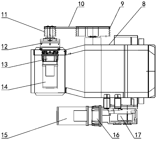 Continuous two-stage crushing type crusher