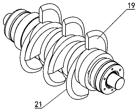 Continuous two-stage crushing type crusher