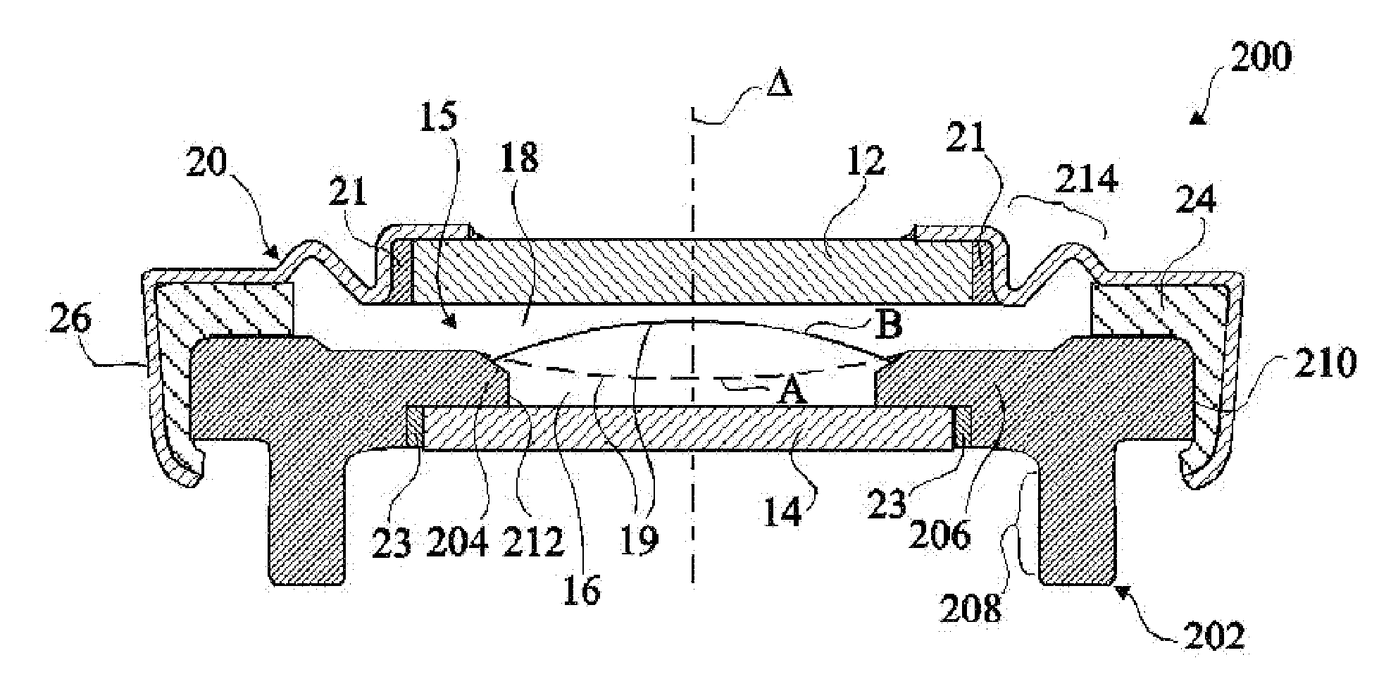 Electrowetting device with polymer electrode