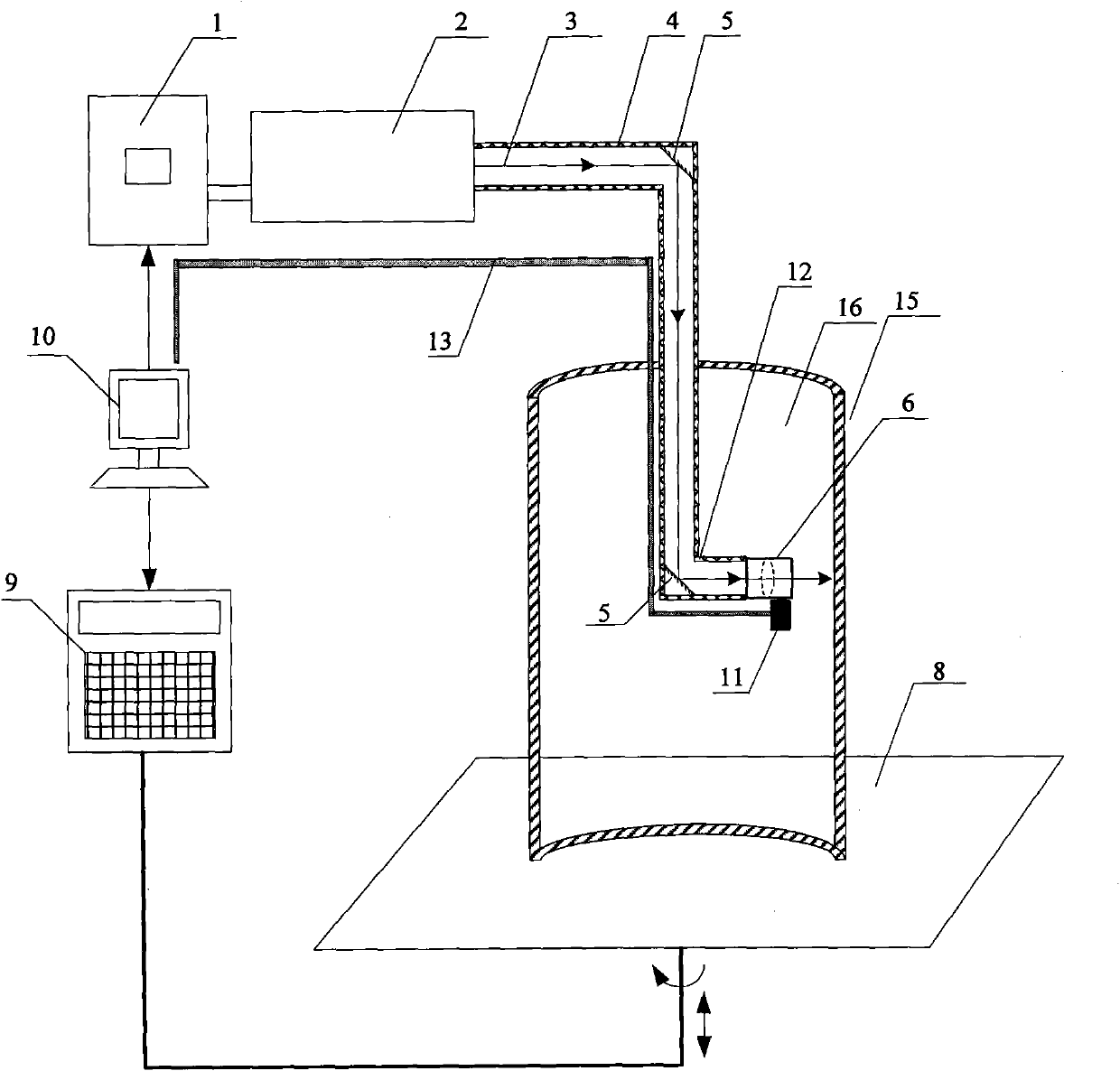 Laser rust-removing device