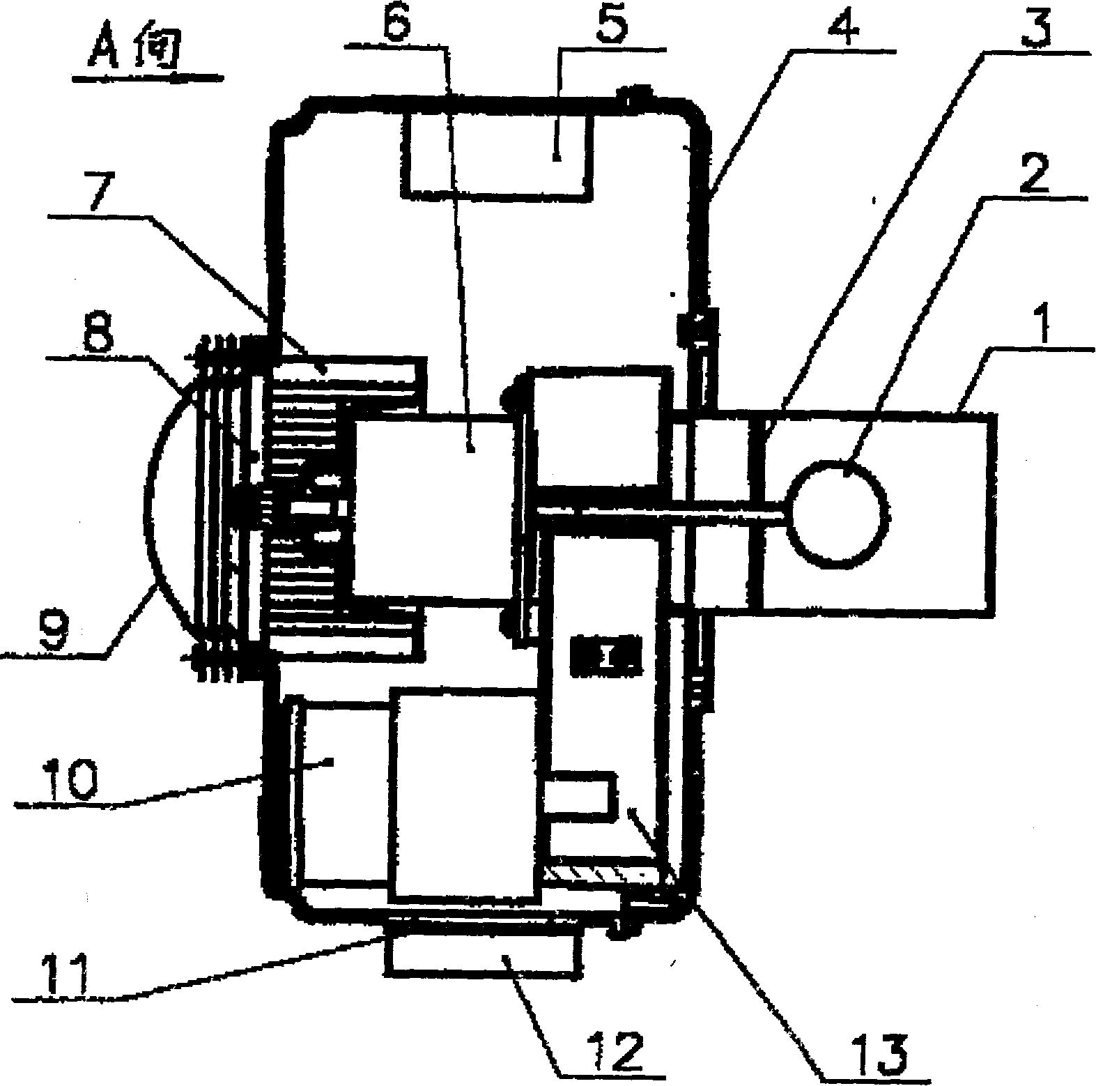 Microwave sulphur lamp bulb connection structure