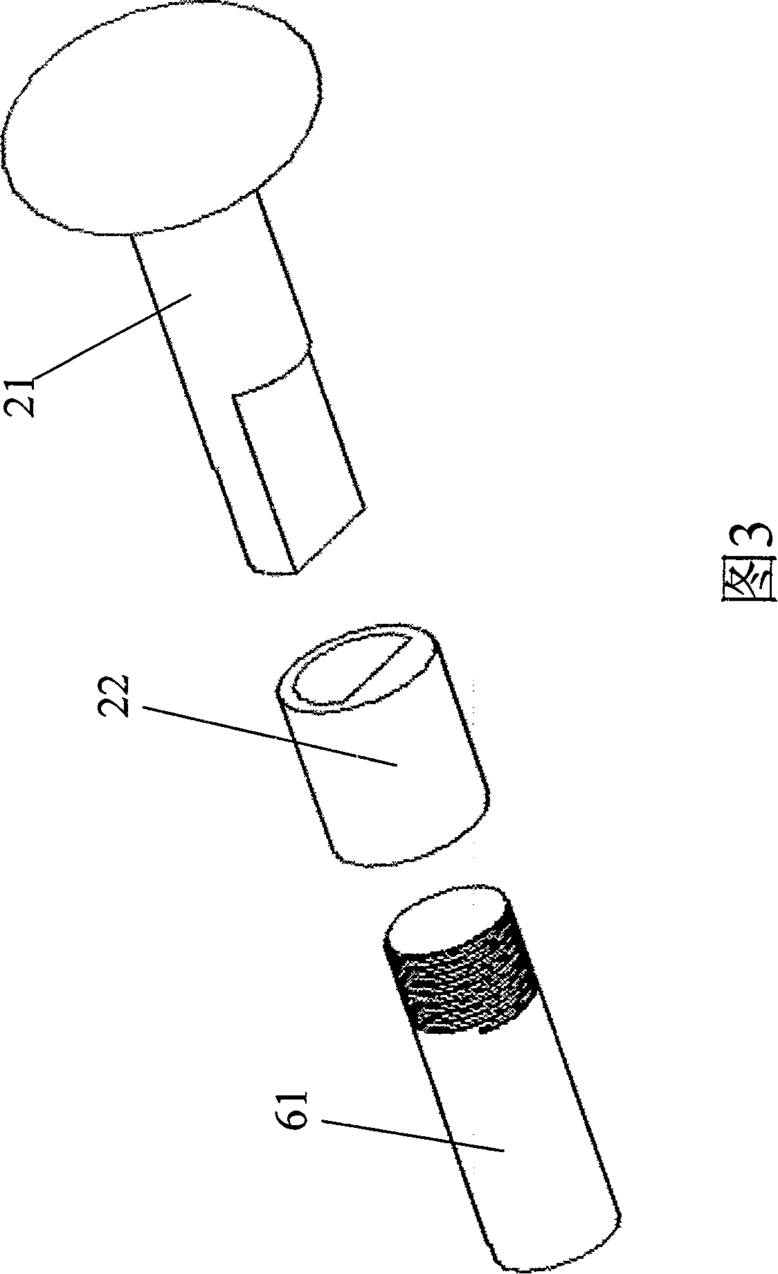 Microwave sulphur lamp bulb connection structure